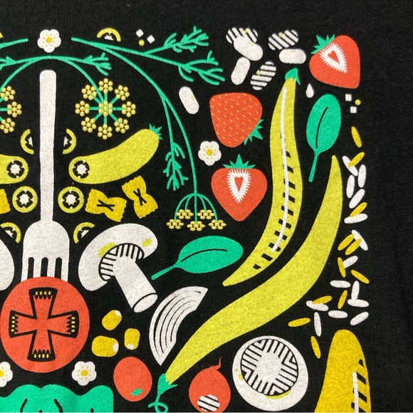 Willy Street Co-Op Madison Wisconsin Grocery Sz L Vegetable Organic T Shirt Tee - Picture 5 of 13